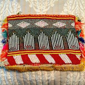 Decorative beaded handbag new with tags.